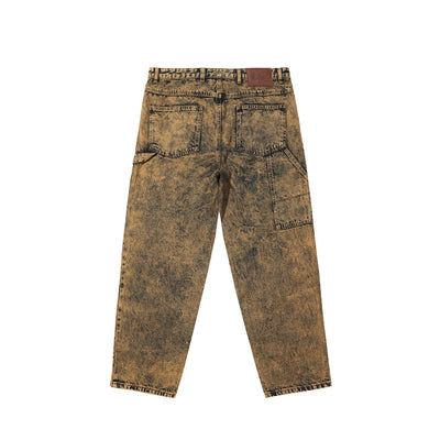 Hélas Carpenter Jeans Pants - Washed Brown