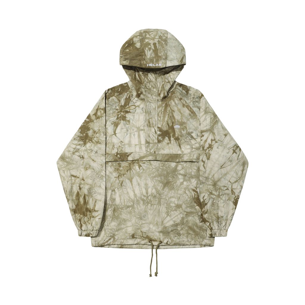 Hélas Tie Camo Quarter Zip Jacket Tie Dye - Beige