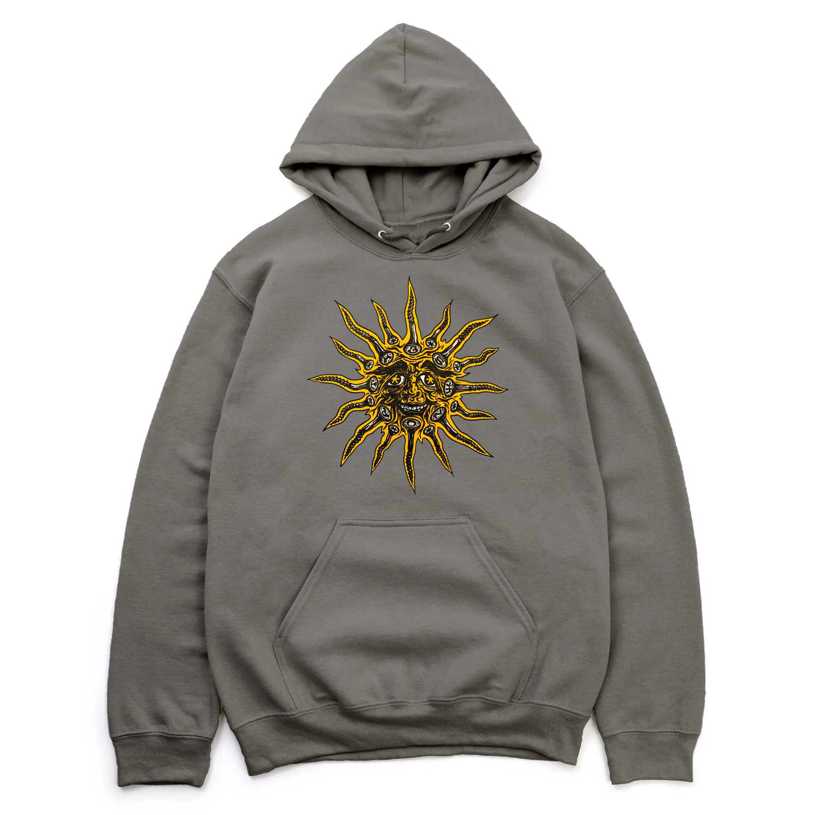 35th North "Young" Sun Hooded Sweatshirt - Dark Grey