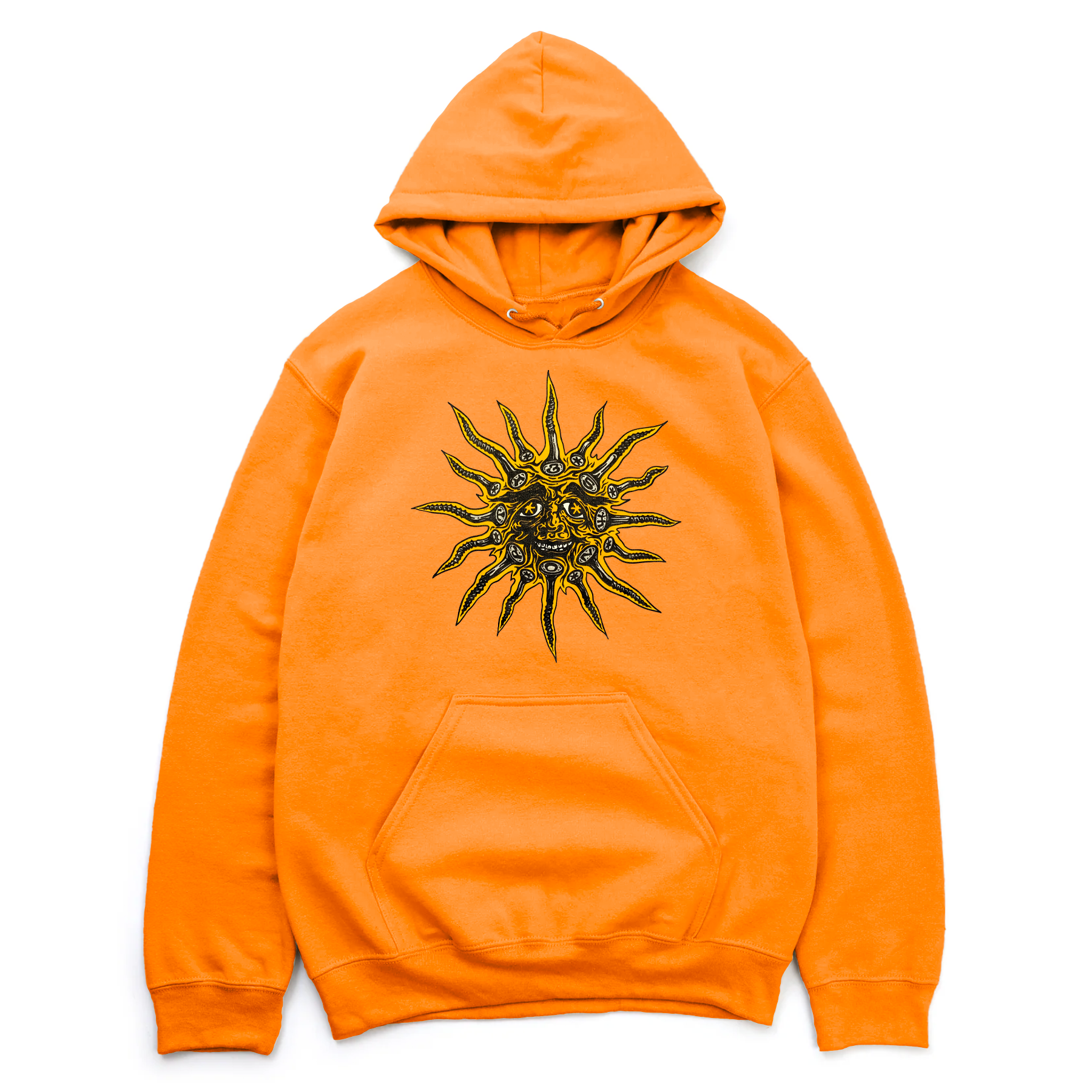 35th North "Young" Sun Hooded Sweatshirt - Safety Orange