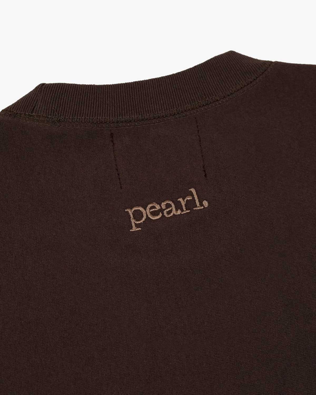 Pearl Western Pleasure Crewneck- Chocolate Brown