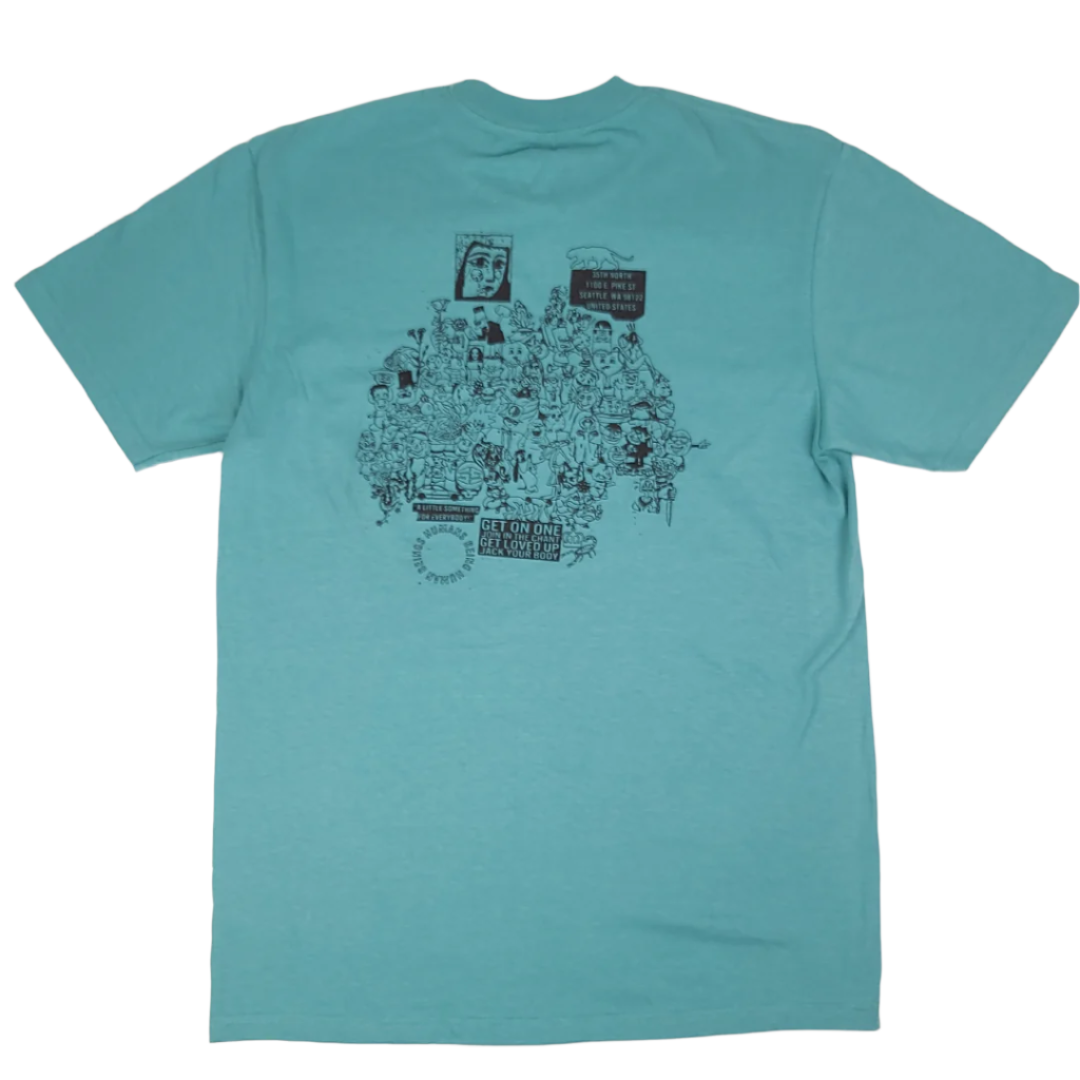 35th North "Humans" T-Shirt - arctic blue