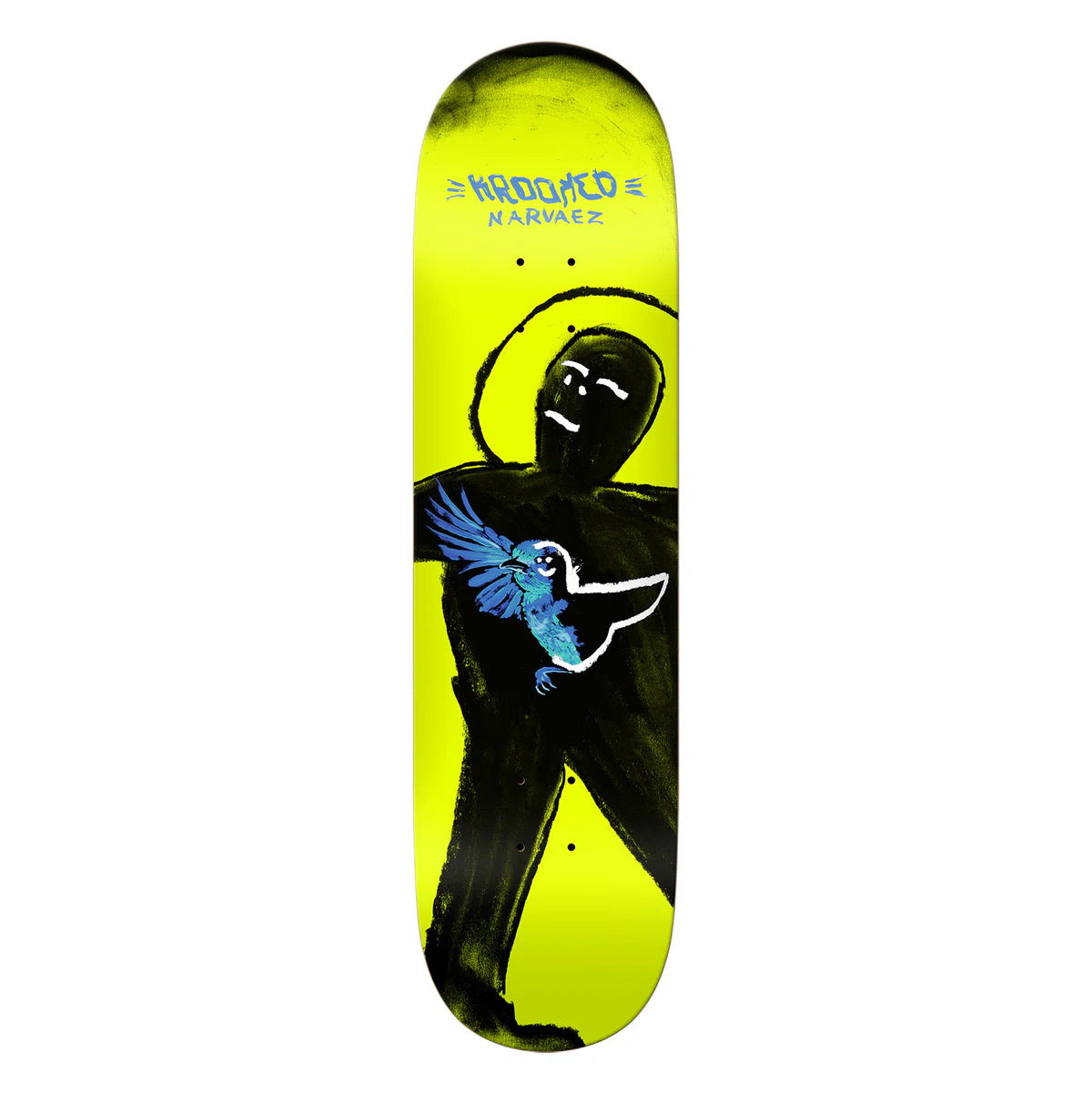 8.25 x 31.35 WB: 13.75
True Fit Mold
7-Ply Canadian Maple
Manufactured at BBS
Griptape not included
Krooked Sam Narvaez 'Bluebird' Skateboard Deck - 8.25TF