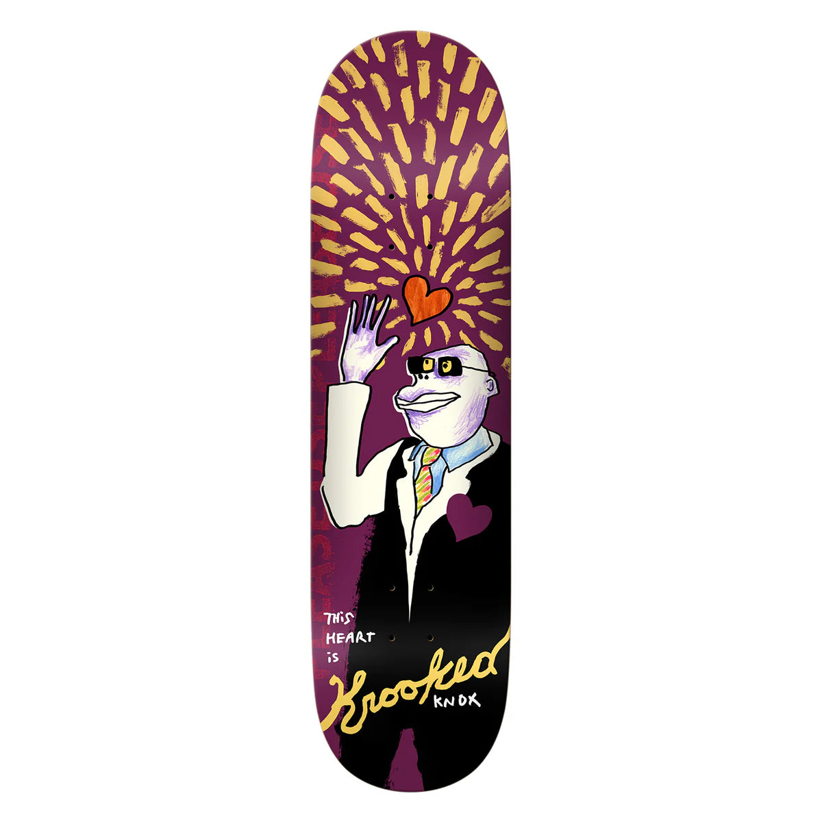 Krooked Knox This Heart Deck - 8.5