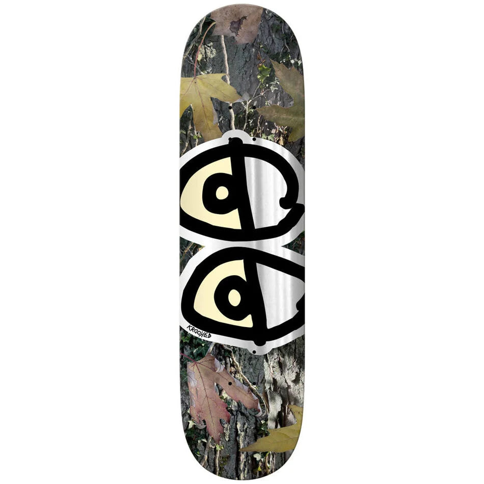 Krooked Team Eyes Camo Foil Deck - 8.5