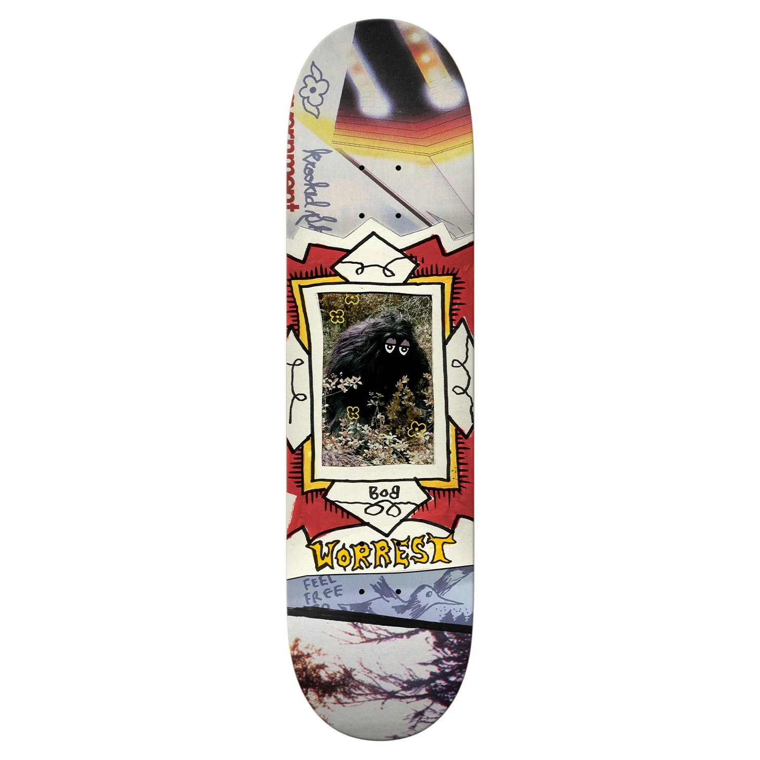 Krooked Worrest Bigfoot Twin Tail Slick Deck - 8.3