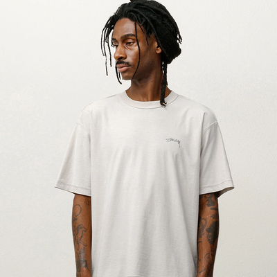 Stussy Lazy Tee - Bone
