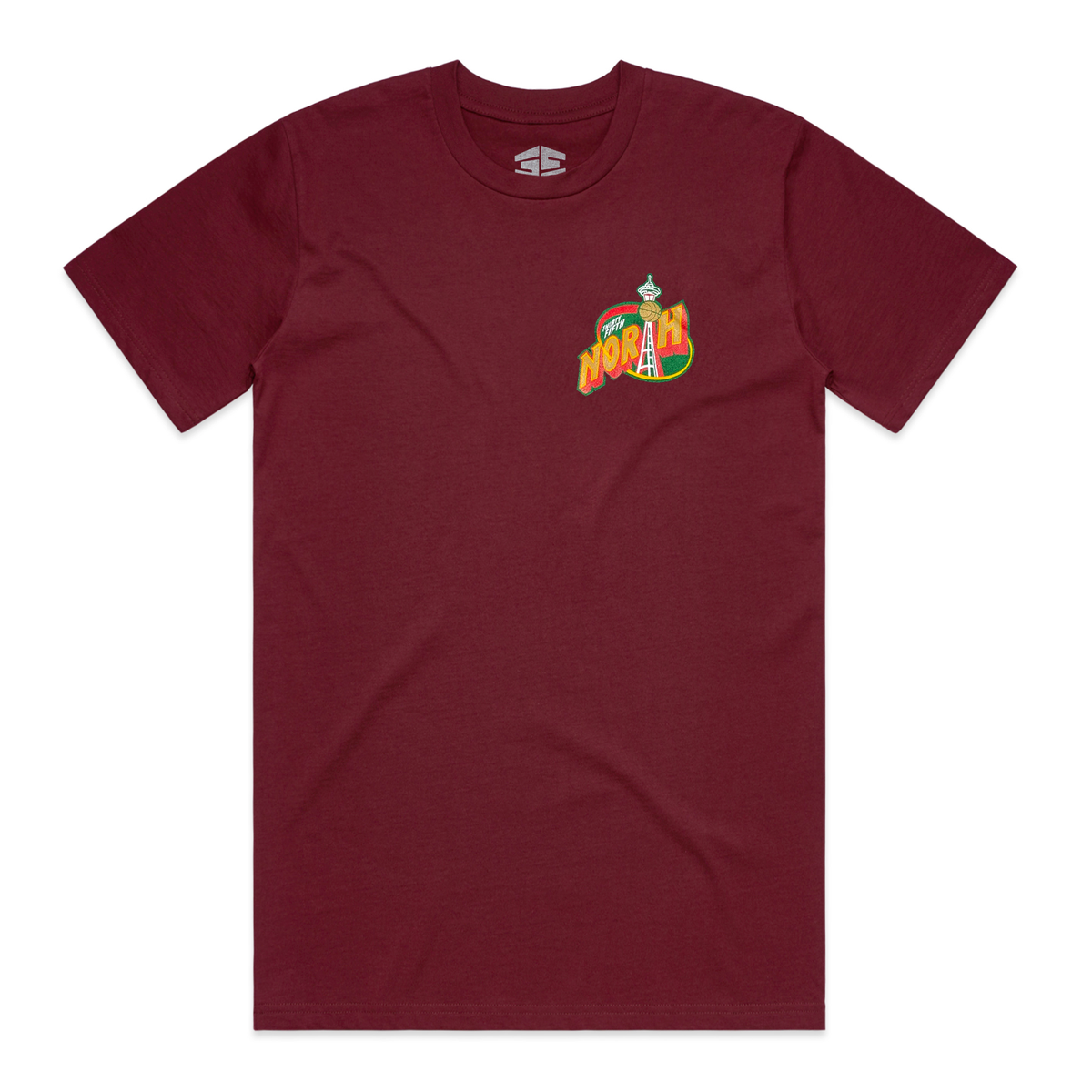 35th North 96ers T-Shirt - Burgundy