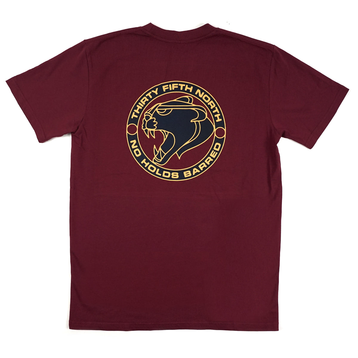 35th North ‘No Holds Barred’ T-Shirt - Maroon