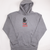 35th North Not A Care Hooded Sweatshirt - Heather Grey