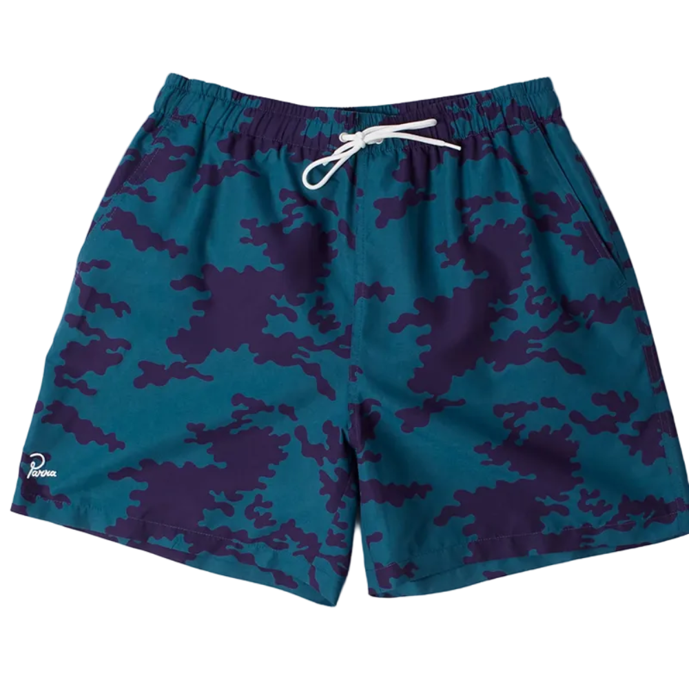 Parra Man Swim Shorts - Purple Camo