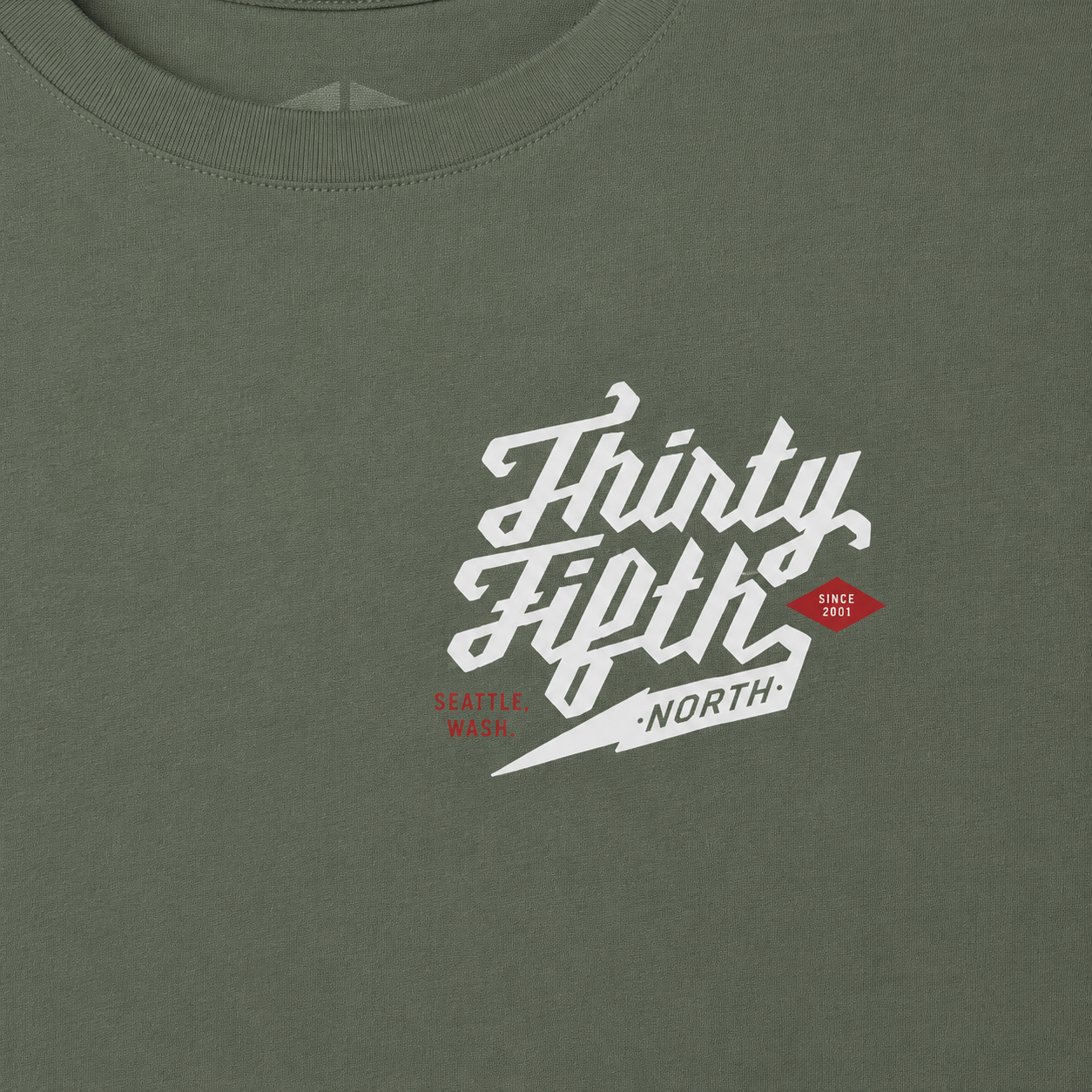 35th North Barr Logo T-Shirt - Cypress