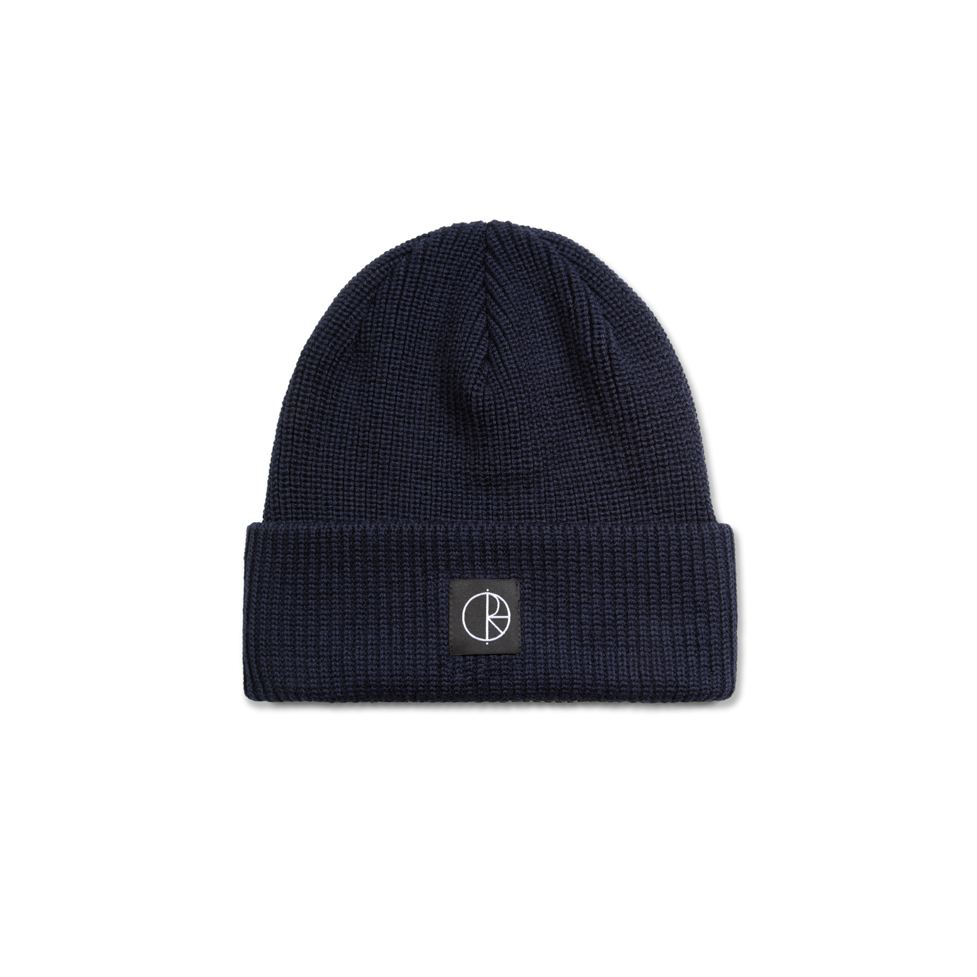 Polar Double Fold Merino Beanie - Navy