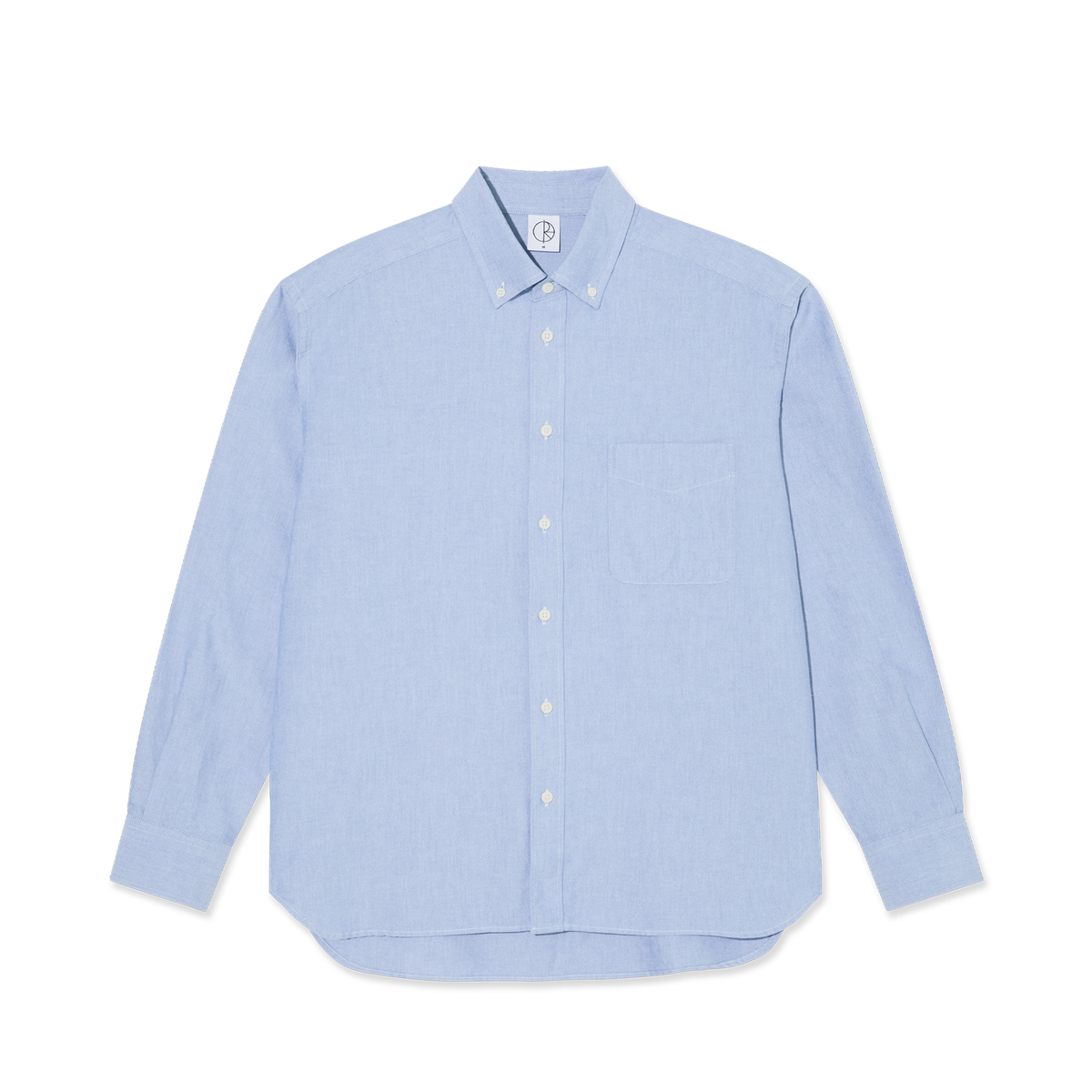 Polar Benjamin L/S Shirt - Marine Blue