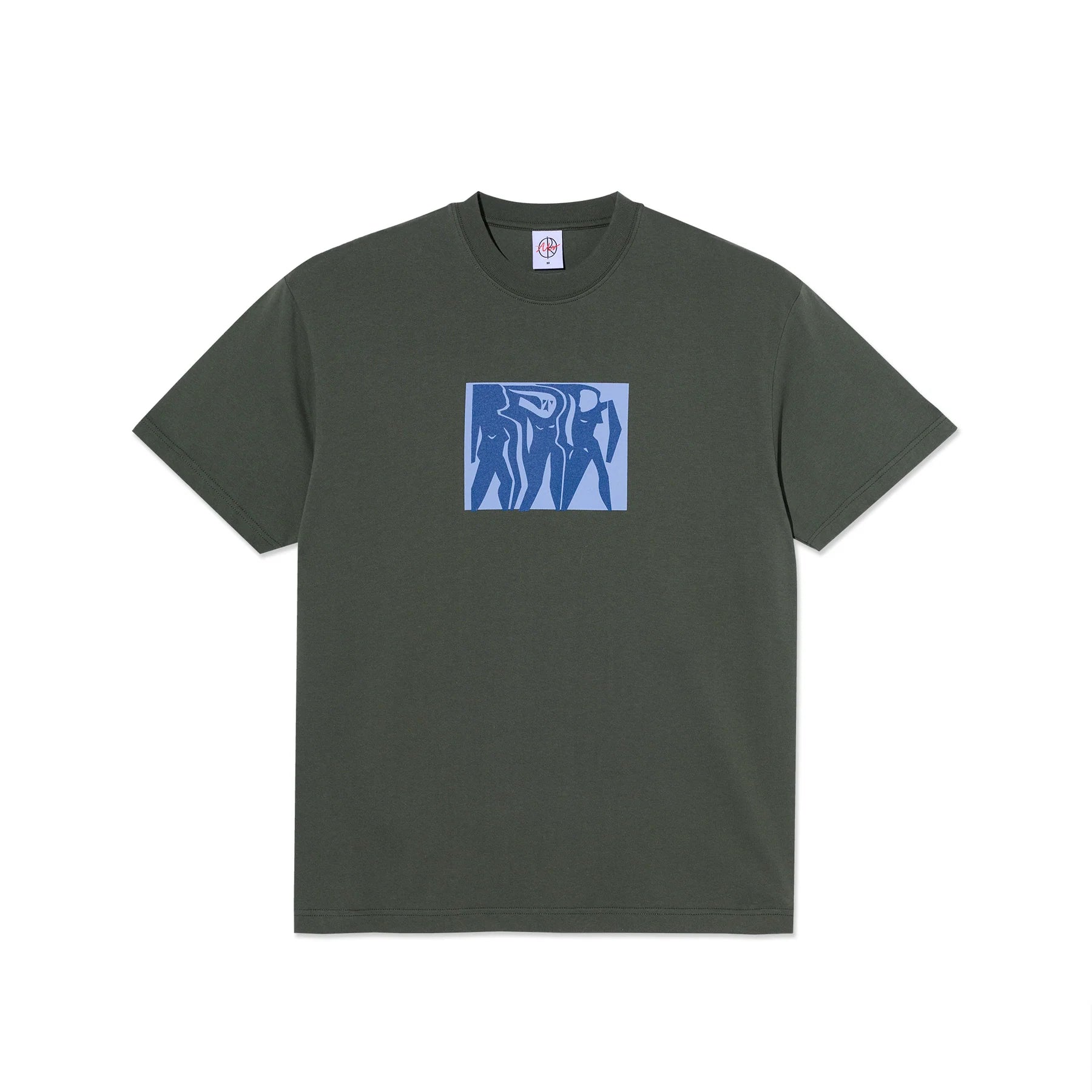 Polar Skate Co Cut Outs Tee - Dark Olive
