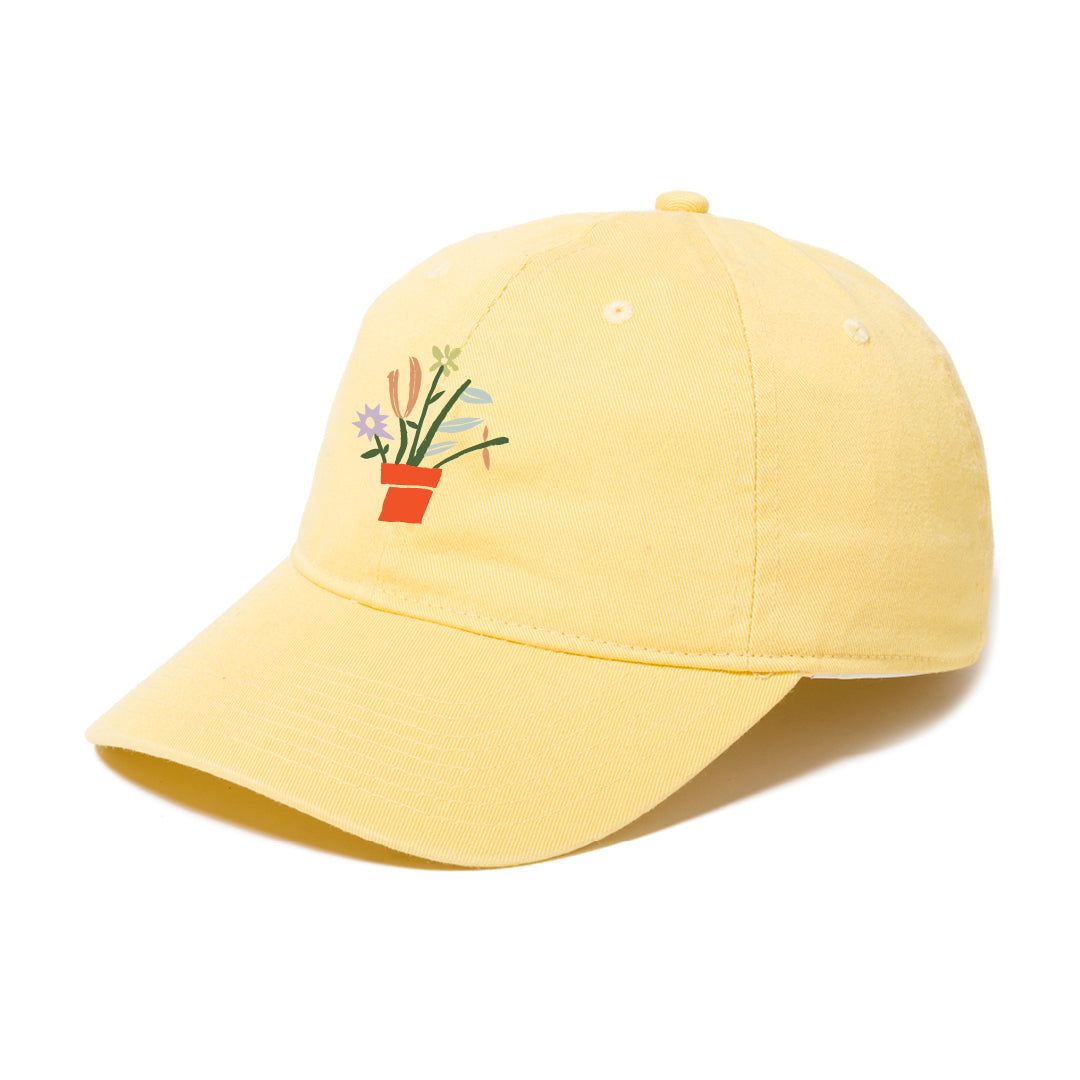 The Quiet Life Plant Dad Hat - Yellow
