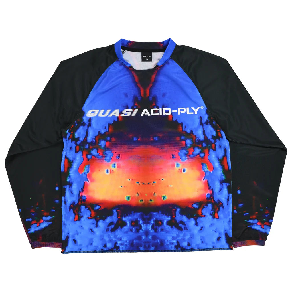 Quasi Gasser Moto Jersey - Electric Blue