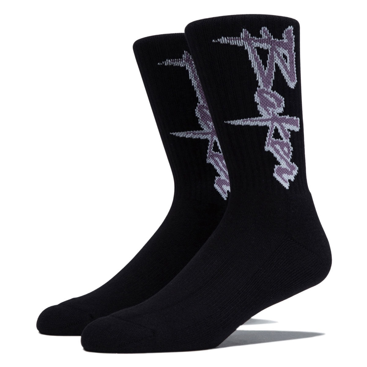 Baker Purple Pain Socks - Black