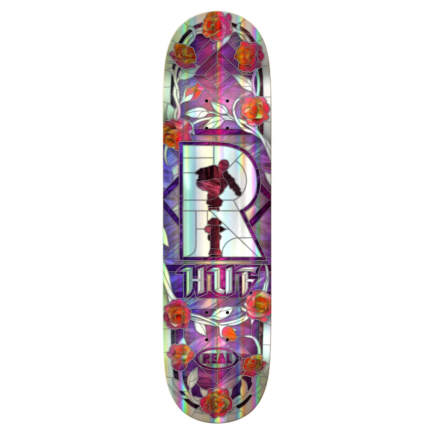 Real Huf Holo Rainbow Deck - 8.25