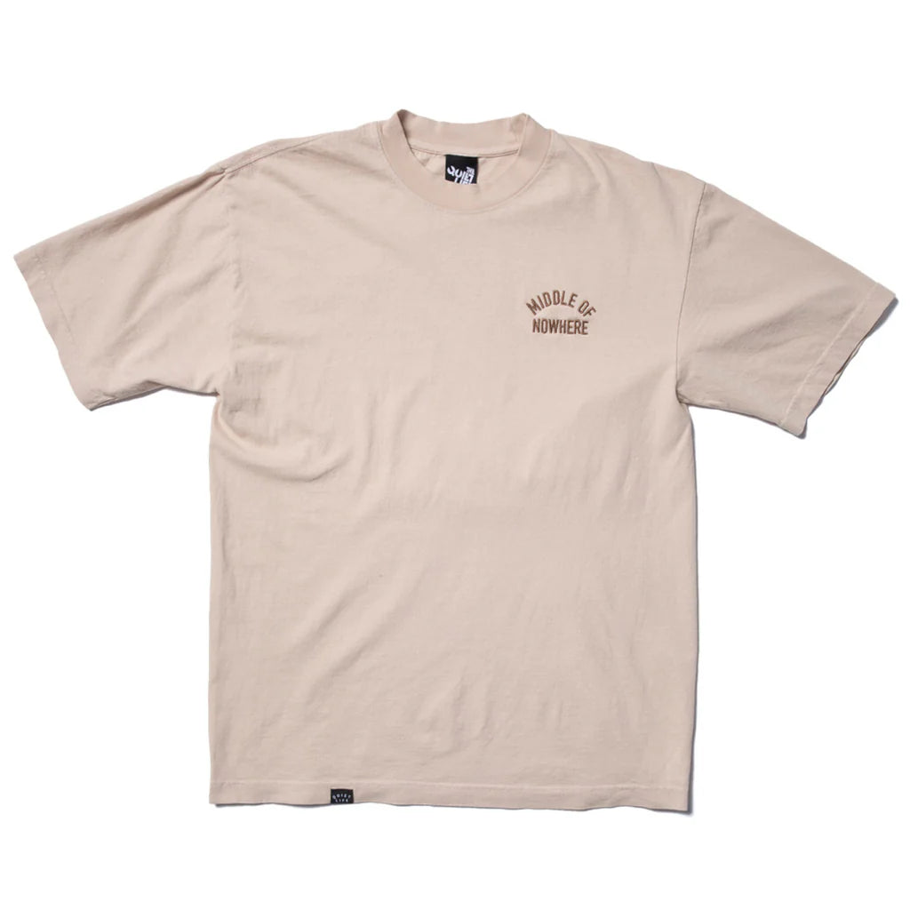 Quiet Life Middle Of Nowhere T-Shirt - Beige