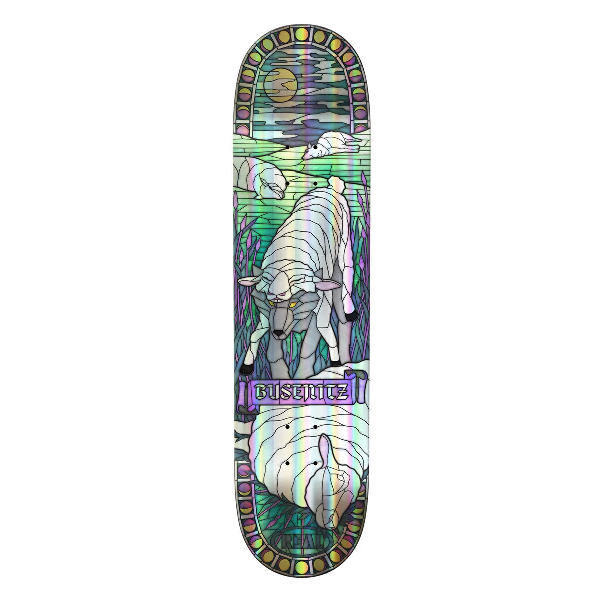 Real Busenitz Holographic Cathedral Deck - 8.38