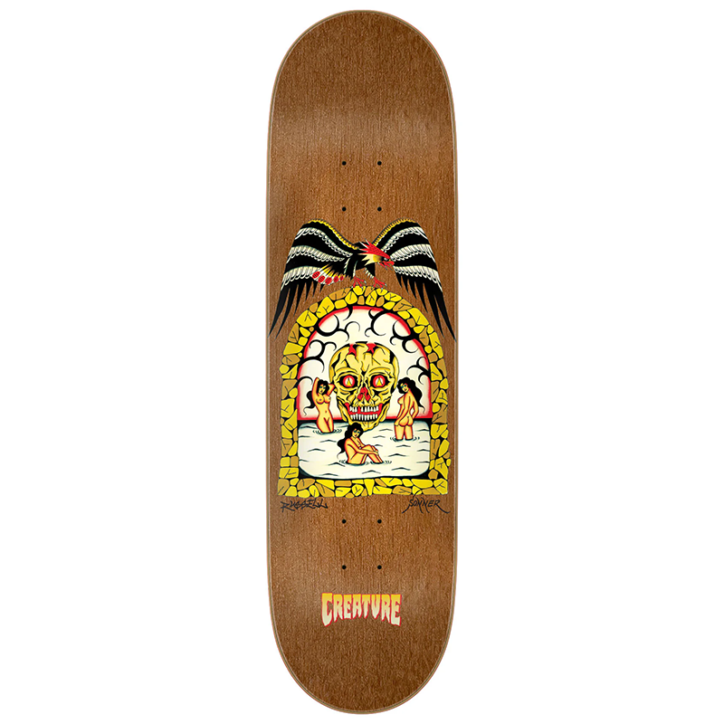 Creature Russell Flash Pro Stumps Skateboard Deck Size 8.6