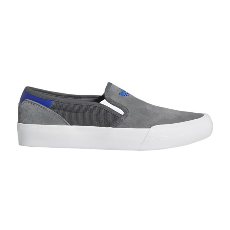 adidas Shmoofoil Slip-On - Grey / Royal Blue 11 adidas Shmoofoil Slip-On - Grey / Royal Blue 11