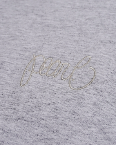 Pearl Mixtape Script Tee - Heather Grey