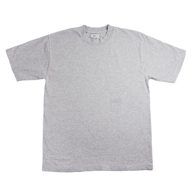 Pearl Mixtape Script Tee - Heather Grey