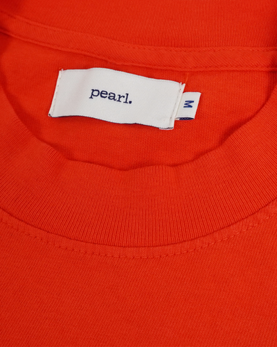 Pearl Mixtape Script Tee - Bright Orange
