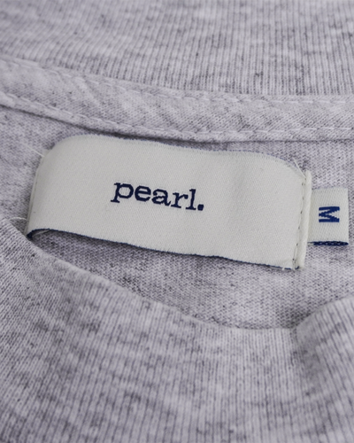 Pearl Mixtape Script Tee - Heather Grey