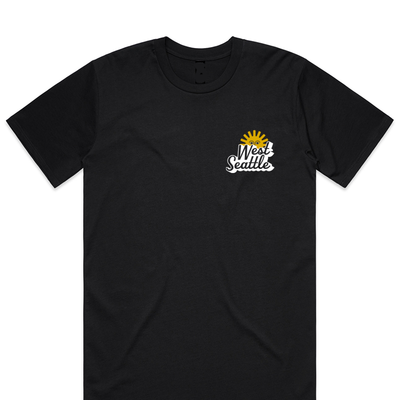By And By Stickers T-Shirt - Black