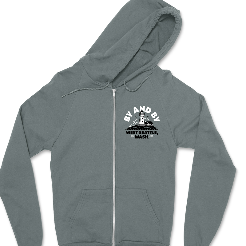 By And By Alki Zip Up Sweatshirt - Grey