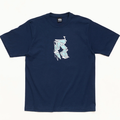 Stussy Smooth Sk8 Tee - Navy