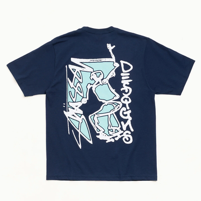 Stussy Smooth Sk8 Tee - Navy