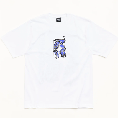 Stussy Smooth Sk8 Tee - White
