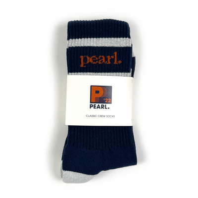 Pearl T-Dock Socks - Navy/Creme