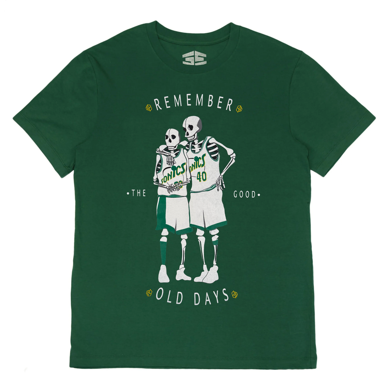 35th North 'Remember' Tee - Evergreen