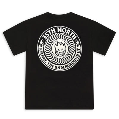 Spitfire 35th North KTUL T-Shirt Black