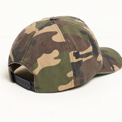 Stussy Big Stock Mid Depth Cap - Camo