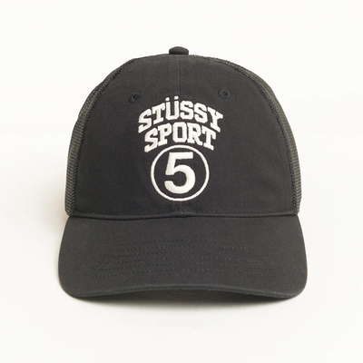 Stussy LP Stussy Sport 5 Trucker Cap - Black