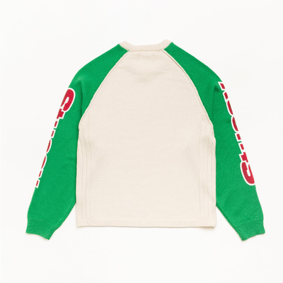 Stussy Two Tone Raglan Sweater - Natural