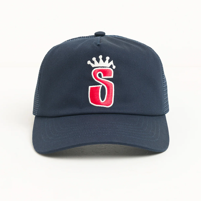 Stussy Trucker S Crown Cap - Navy
