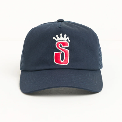 Stussy Trucker S Crown Cap - Navy