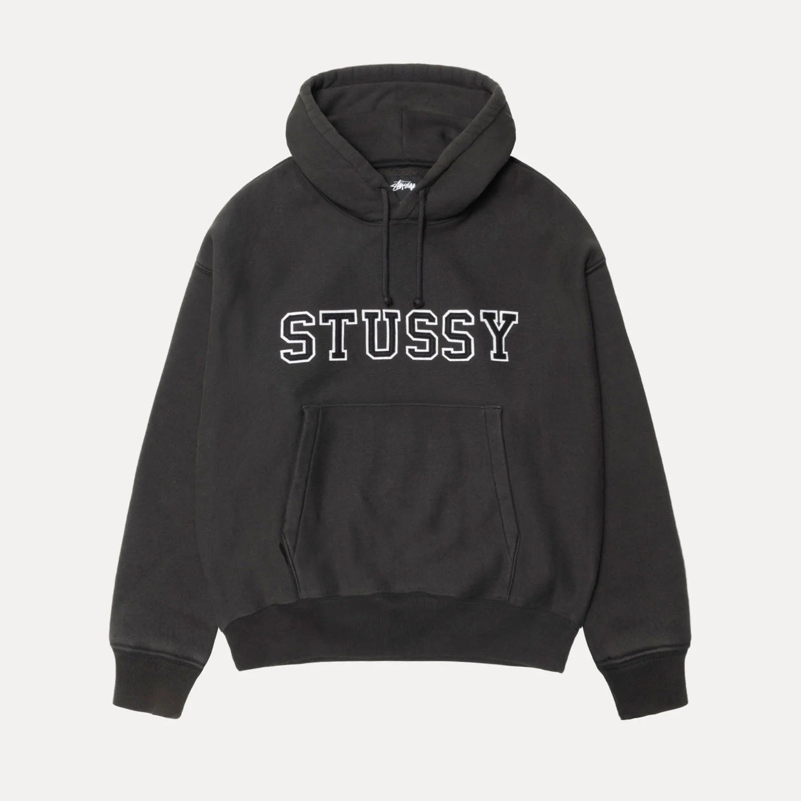 Stussy Applique Hoodie - Black - 35th North