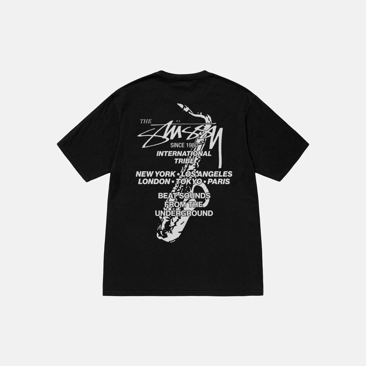 Stussy Beat Sounds Tee - Black