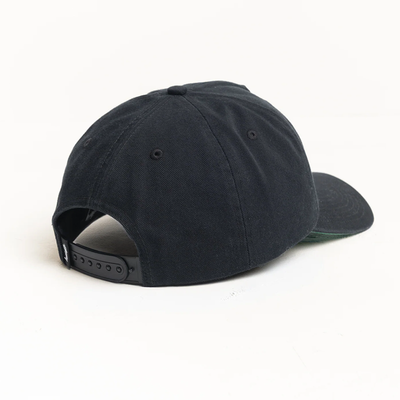 Stussy Big Stock Mid Depth Cap - Black