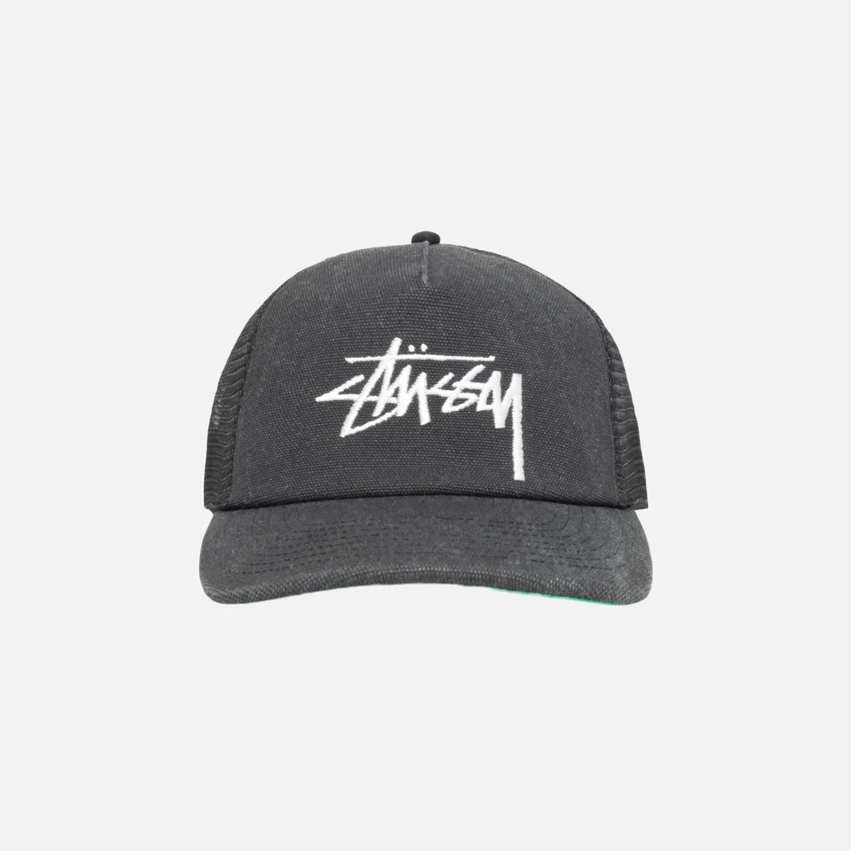 Stussy Big Stock Mesh Cap - Black