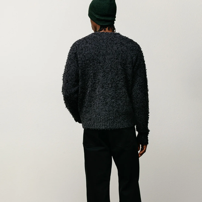 Stussy Textured Cardigan - Black
