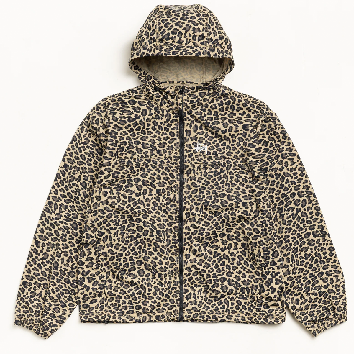 Stussy Lightweight Hooded Jacket - Cheetah